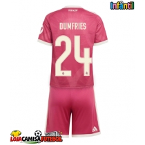 Camisa de Futebol Real Madrid Denzel Dumfries #24 Equipamento Alternativo Infantil 2026-27 Manga Curta (+ Calças curtas)